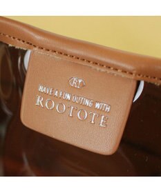 ROOTOTE 3670【仕切り+自立】LT.デリ.パルーティ.クリア-A