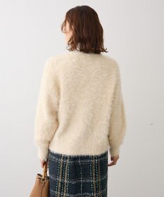 Green Parks シャギーＶネックカーディガン