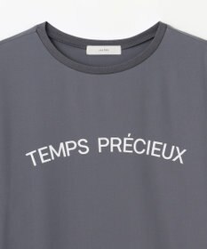 ANY ジョーゼットロゴプリントTシャツ