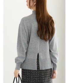 Te chichi バックスリットスタンドネックプルオーバー