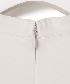 ICB L ストレッチジョーゼット ラッフルディテールブラウス