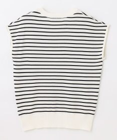 ANY 【UVケア/接触冷感/アンチピリング】クールタッチフレンチスリーブニット