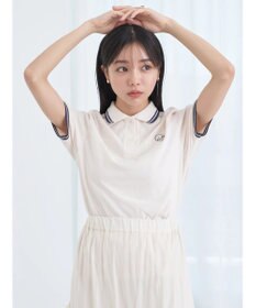 earth music&ecology ハートロゴ刺繍ポロ