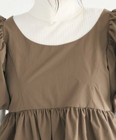 CRAFT STANDARD BOUTIQUE パフスリーブペプラムブラウス