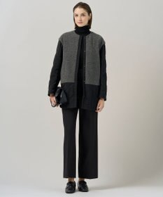 ICB L 【リバーシブル着用可能】 リバーシブルキルト ミドル丈コート