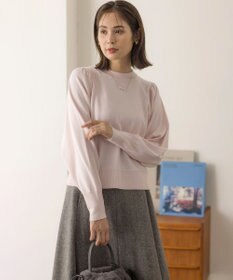 組曲 【WEB限定】ELENAスパンコールバックパール ニット