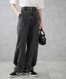 WEGO デニムベイカーステッチパンツ