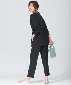 23区 トリアセダブルジョーゼット パンツ