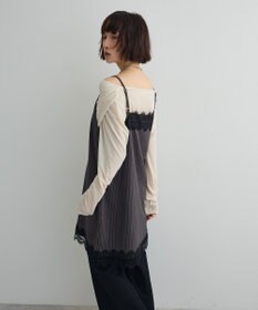 Green Parks シアーベロアオフショル長袖プルオーバー