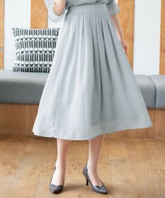 Tiaclasse L 【セットアップ対応】ドビーチェックタックスカート