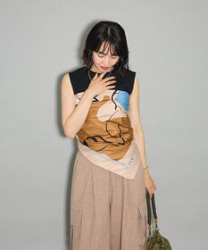 Green Parks ・モダンパターンスカーフ　９０×９０