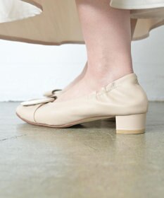 nouvelleRobe Oū 【本革・高反発】Big Buckle pumpsビッグバックル ヒールパンプス