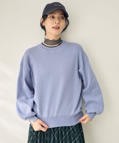 ANY スウェットライクニット ライトブルー