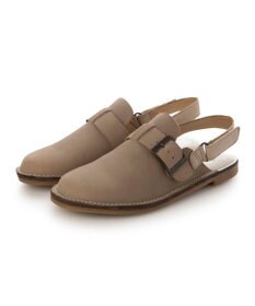 ing <ing>シングルモンクデザインバックストラップシューズ