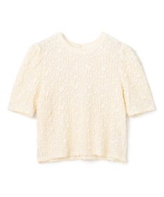 uncrave 【洗濯機洗い可】ストレッチレース トップス （uncrave WHITE）