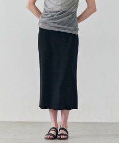 BEIGE， NADIA / 異素材ライン ストレッチニットスカート