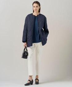 ICB L 【リバーシブル着用可能】 リバーシブルキルト ミドル丈コート