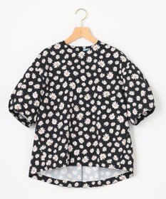 組曲 S 【組曲×setsuko sagittaire】ハイカウントストレッチプリント ブラウス