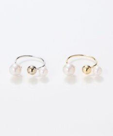 Phoebe 【金属アレルギー対応】ミックスドットリング　シルバー/ニッケルフリー/パール