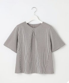 J.PRESS LADIES 【洗える・抗菌防臭・吸水速乾】サッカージャージー ペプラム カットソー