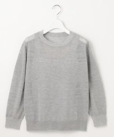 自由区 【ワコールコラボ】【洗える】シアーボーダー ニット