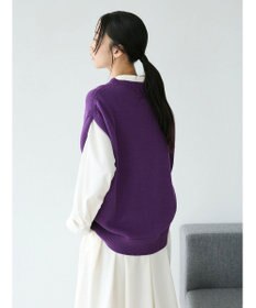 CRAFT STANDARD BOUTIQUE クルーネックニットベスト