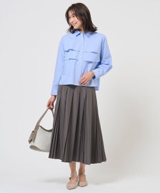 J.PRESS LADIES 【WEB限定カラーあり】COTTON TEX ブラウス
