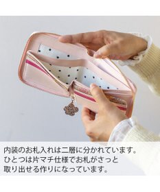 tsumori chisato CARRY エポネコメッシュ ラウンドファスナー2つ折り財布
