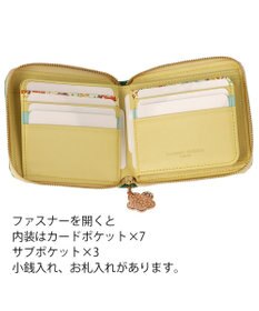 tsumori chisato CARRY エポネコメッシュ ラウンドファスナー2つ折り財布
