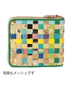 tsumori chisato CARRY エポネコメッシュ ラウンドファスナー2つ折り財布