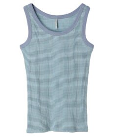 AMERICAN HOLIC 針抜きテレコボーダータンクトップ