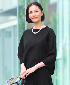 自由区 【セットアップ対応・洗える】ヴィスコースシアー ニット