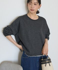 AMERICAN HOLIC ラメ裏毛スウェットプルオーバー