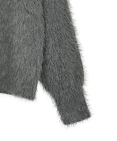 Green Parks シャギーＶネックカーディガン