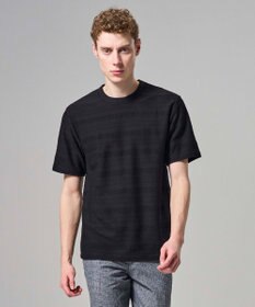 JOSEPH HOMME 【新柄 / 新素材】ジャガードボーダー　クルーネックTシャツ
