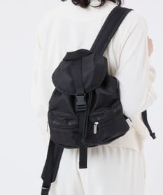 LeSportsac SMALL VOYAGER MH/ブラックサテンスナイデル