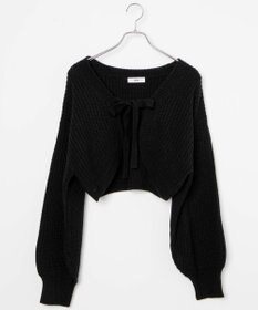 WEGO リボンニットボレロ