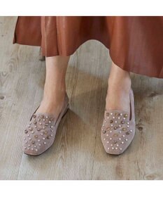 MODE ET JACOMO <MODE ET JACOMO>【軽量】ラインストーンスクエアトゥスリッポン