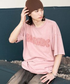 WEGO 【ユニセックス着用ITEM】スノーウォッシュダメージアップリケT（SS）