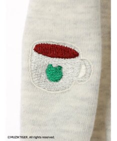 Green Parks ムジークタイガー／裏起毛プリントプルオーバー