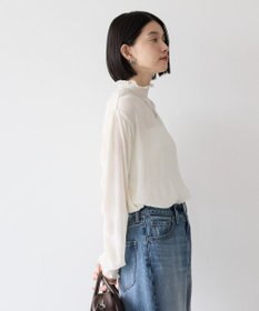 AMERICAN HOLIC マジョリカプリーツハイネックブラウス