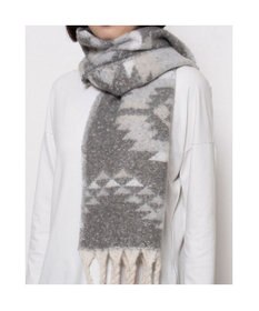 UNBILLION カシュネ cache nez / リサイクルポリオルテガ柄ジャカードストール