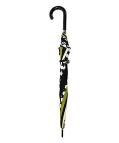 +RING レディース向け プラスリング 長傘 60cm BLK/GRN T1347