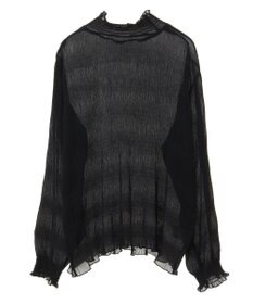 AMERICAN HOLIC マジョリカプリーツハイネックブラウス