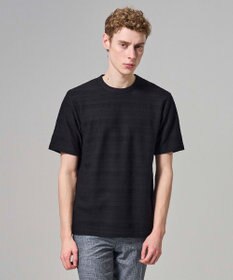 JOSEPH HOMME 【新柄 / 新素材】ジャガードボーダー　クルーネックTシャツ