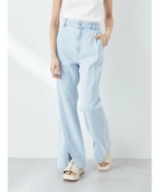 earth music&ecology センタースリットデニムパンツ