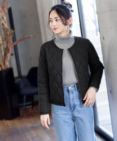 Tiaclasse L コンパクトなシルエットのキルティングショートコート