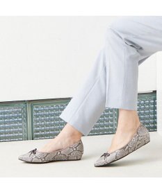 MODE ET JACOMO <MODE ET JACOMO>【レイン対応】リボンバレエシューズ