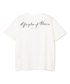 BEIGE， 【洗える】CAMPANULA / メッセージプリントTシャツ