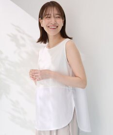 ANY L 【洗濯機可】ラウンドヘムコンビインナー